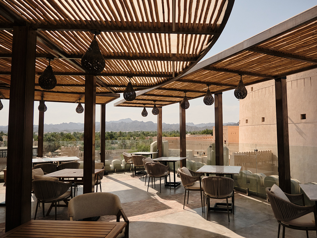 Durrat Hotel Nizwa Dachterrasse
