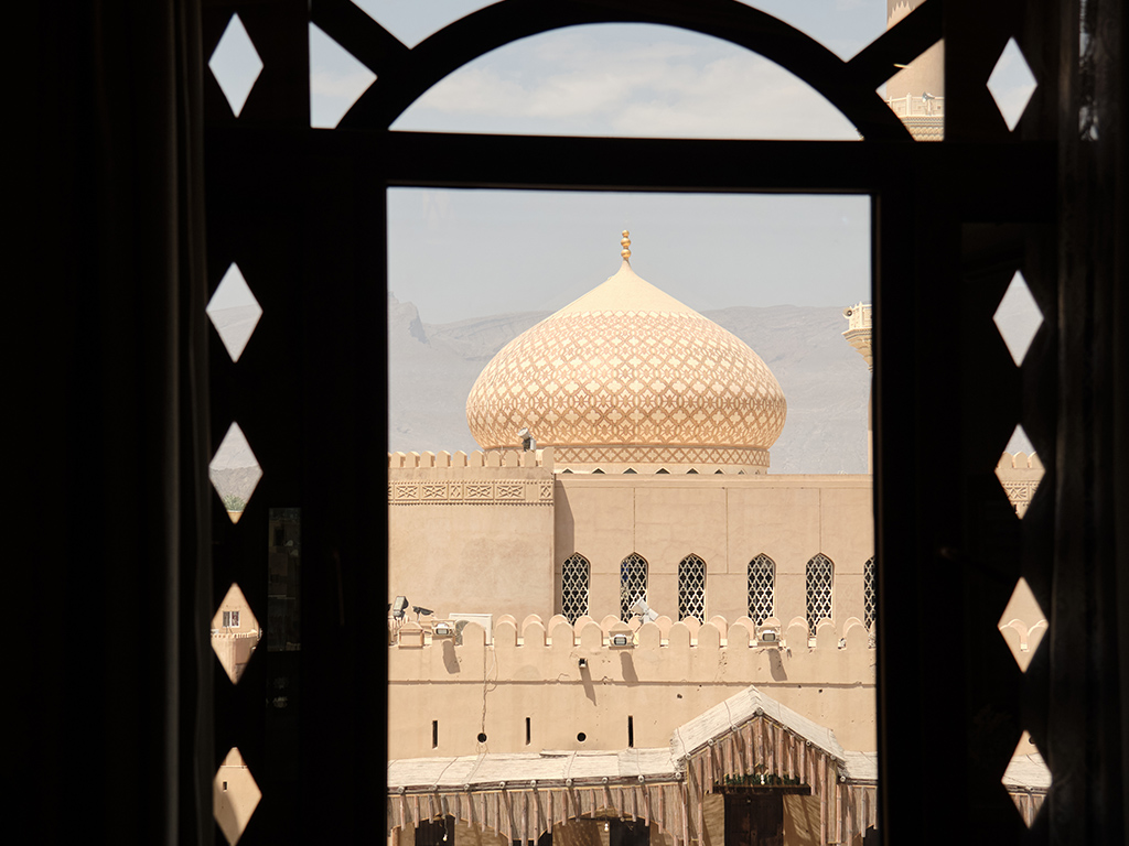 Durrat Hotel Nizwa Blick aus Zimmer