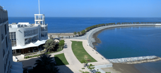 Blick vom Barceló Resort, Mussanah, Oman