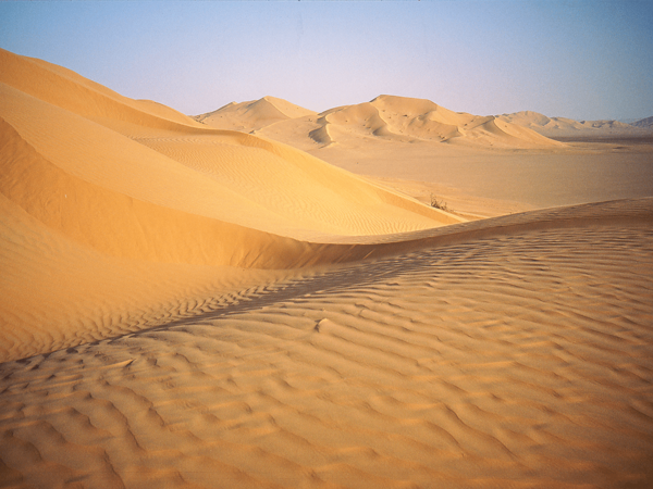 Sand dunes of the Rub Al-Khali 