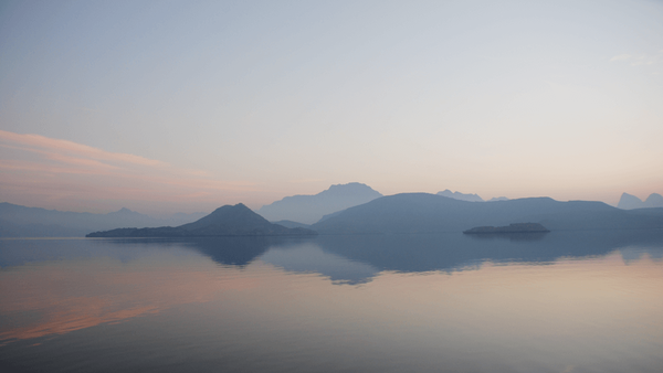 Morgenstimmung im Shimm Fjord, Musandam