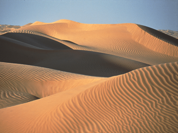 Sand dunes of the Rub Al-Khali 