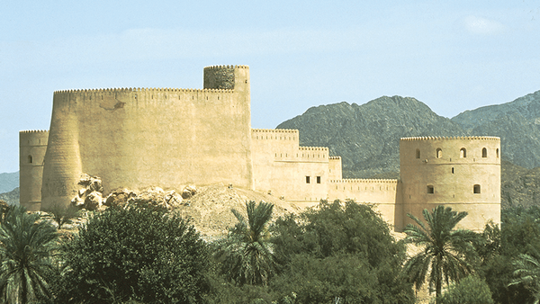 Festung von Rostaq Landschaft Oman