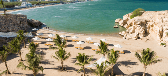 Crowne Paza Muscat Private Bucht